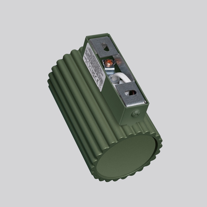 Wandlamp KARBON 10 olijfgroen