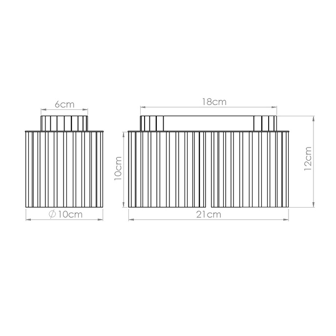 Plafondlamp AURA 2 olijfgroen GU10