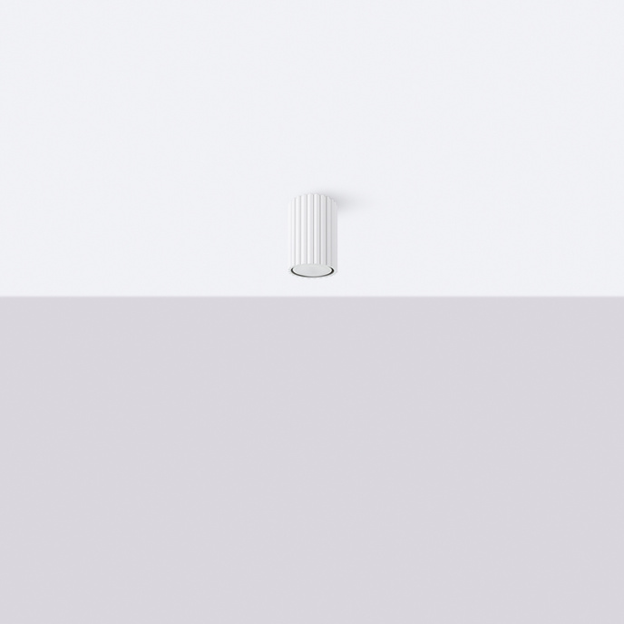 Plafondlamp KARBON 10 wit