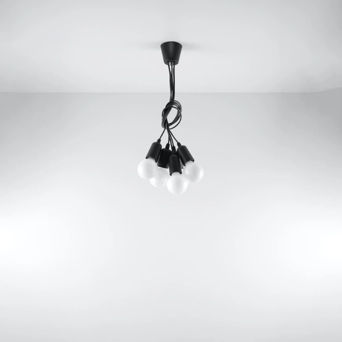Hanglamp DIEGO 5 zwart