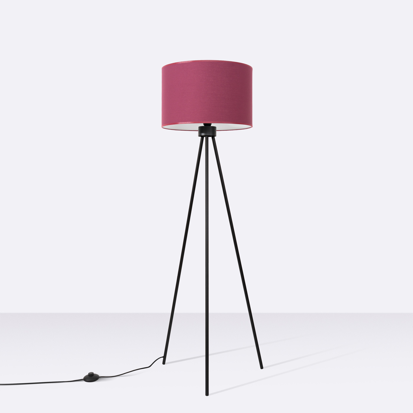 Vloerlamp NEVIA bordeaux