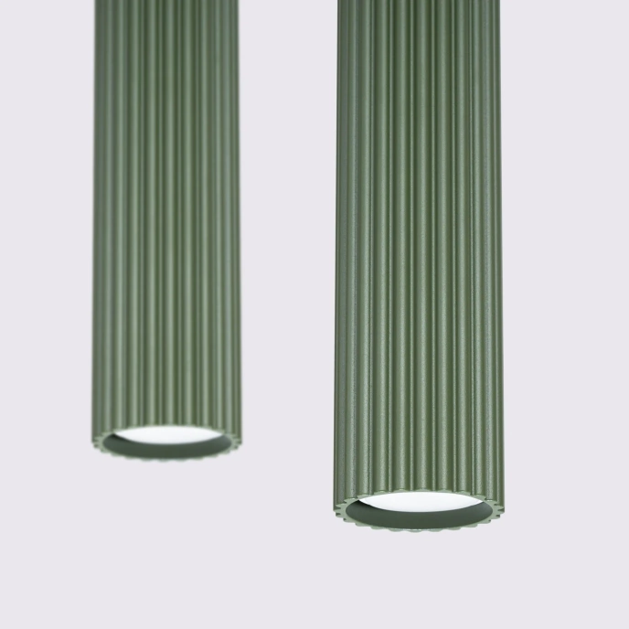 Hanglamp KARBON 2 olijfgroen