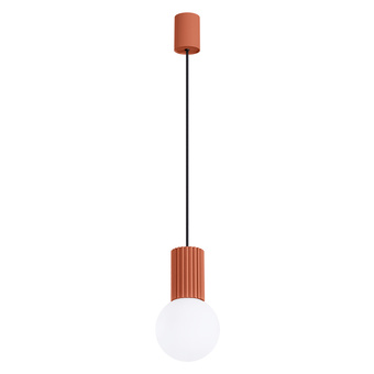 Hanglamp HALO 1 rood ochra