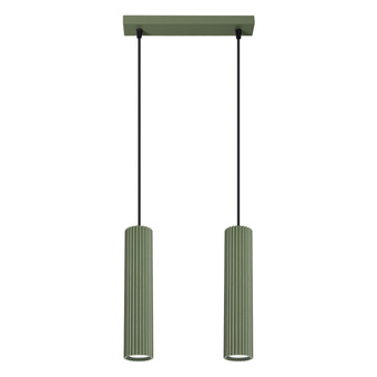 Hanglamp KARBON 2 olijfgroen