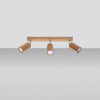 Plafondlamp ZEKE 3 eik