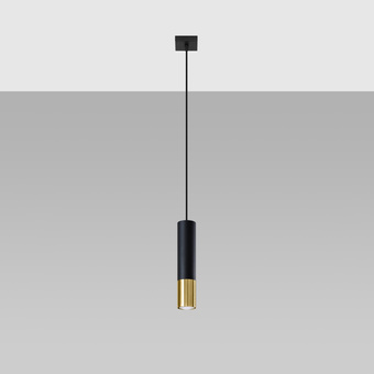 Hanglamp LOOPEZ 1 zwart/goud