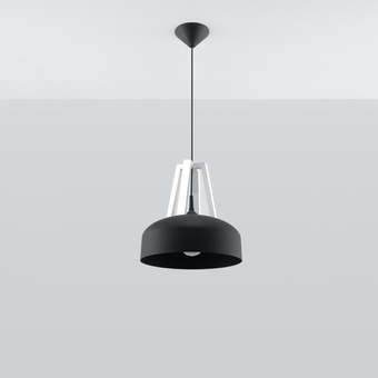Hanglamp CASCO zwart/wit