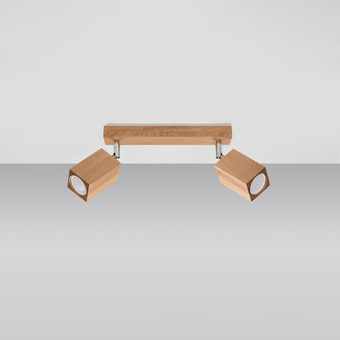 Plafondlamp KEKE 2 eik