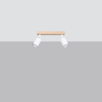 Plafondlamp VERDO 2 wit