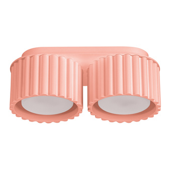 Plafondlamp AURA 2 perzik Gx53