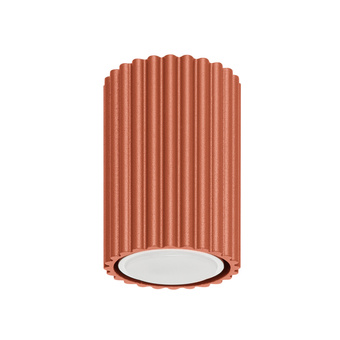 Plafondlamp KARBON 10 rood oker