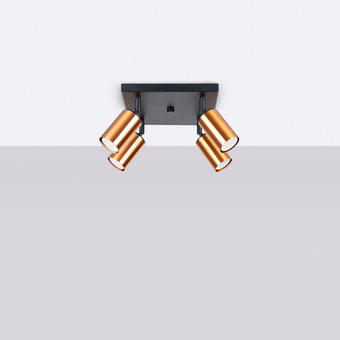 Plafondlamp WINX 4 zwart/co