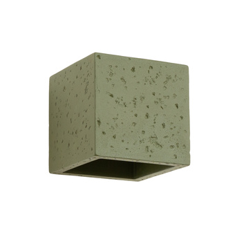 Wandlamp QUAD beton olijfgroen