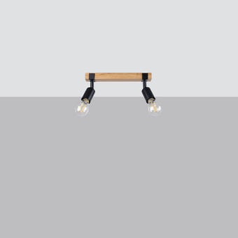 Plafondlamp ZUCA 2 zwart