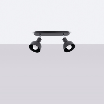 Plafondlamp ELBA 2 zwart