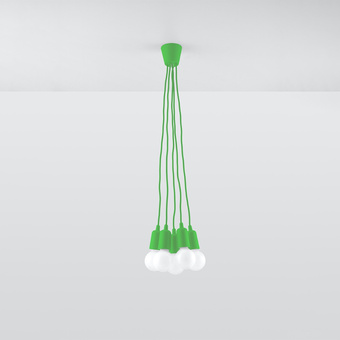 Hanglamp DIEGO 5 groen