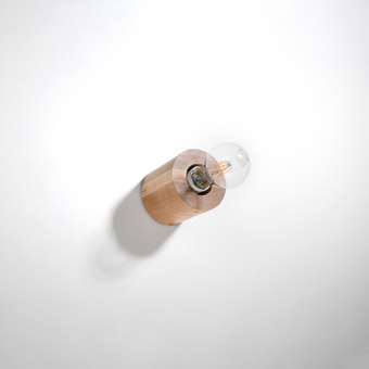 Wandlamp SALGADO naturel hout