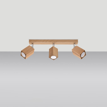 Plafondlamp KEKE 3 eik