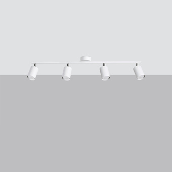 Plafondlamp LEMMI 4L wit