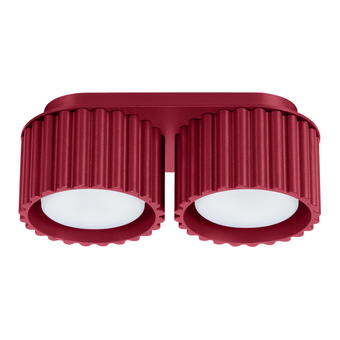 Plafondlamp AURA 2 bordeaux Gx53