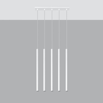 Hanglamp PASTELO 5 wit