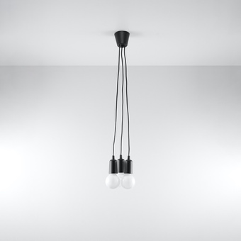 Hanglamp DIEGO 3 zwart