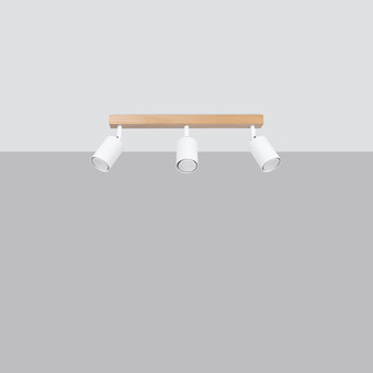 Plafondlamp VERDO 3L wit