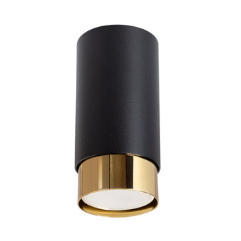 Plafondlamp NERO 12,5 zwart/goud