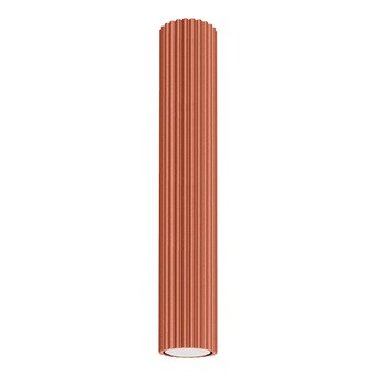 Plafondlamp KARBON 40 rood oker