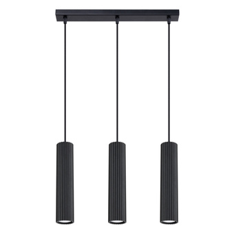 Hanglamp KARBON 3L zwart