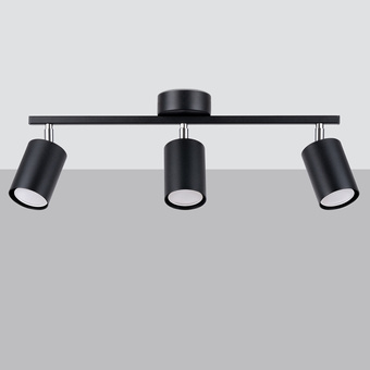Plafondlamp LEMMI 3 zwart