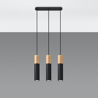 Hanglamp PABLO 3 zwart