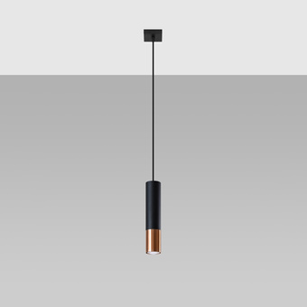 Hanglamp LOOPEZ 1 zwart/koper