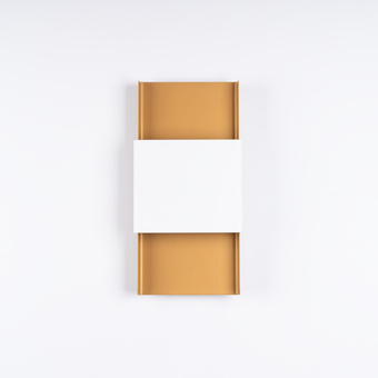 Wandlamp DURLIN goud/wit