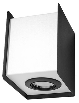 Wandlamp STEREO 2 wit/zwart