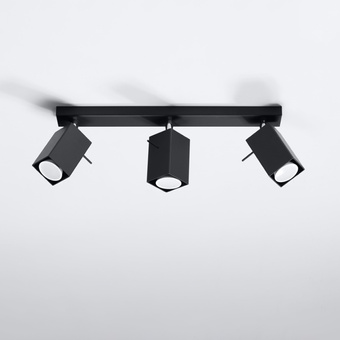 Plafondlamp MERIDA 3 zwart