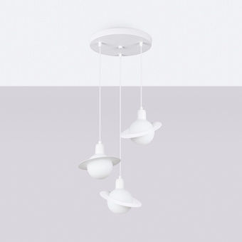Hanglamp HYPERION 1 wit