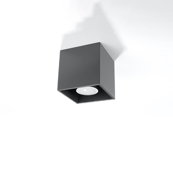 Plafondlamp QUAD 1 antraciet