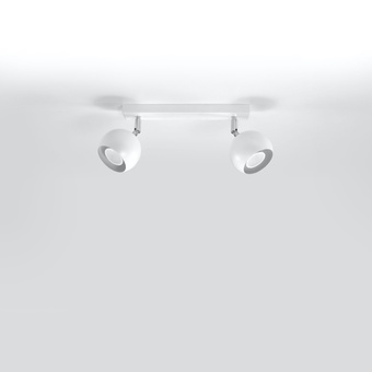 Plafondlamp OCULARE 2 wit
