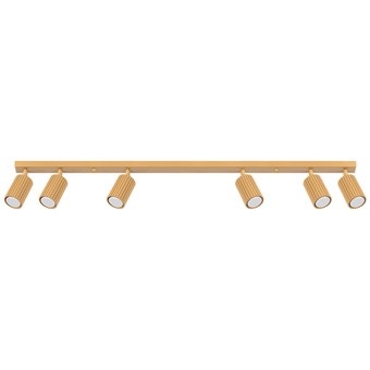 Plafondlamp KARBON 6L goud