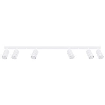 Plafondlamp KARBON 6L wit
