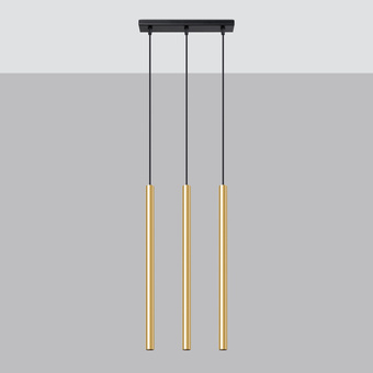 Hanglamp PASTELO 3L goud gepolijst